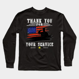 veterans day thank you for your service Long Sleeve T-Shirt